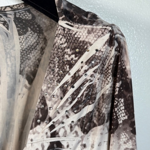 Style & Co. Black and White Midi Dress Women’s Medium - Picture 4 of 13